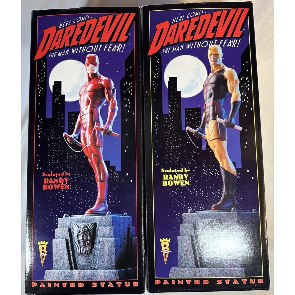 Set of Two Number ONES! SIGNED MARVEL BOWEN DAREDEVIL THE MAN WITHOUT FEAR  (S6)